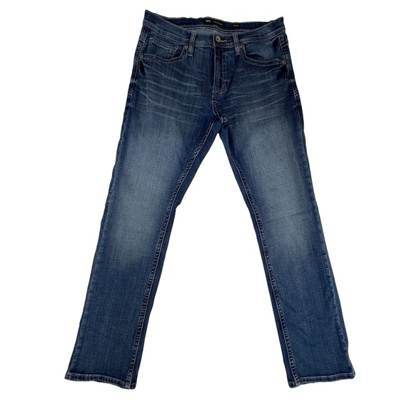 Buckle Other - BKE Jake Straight Leg Men's Jeans Sz 34x32 Blue Med Wash Stretch Denim Buckle